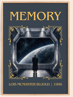 Memory Classic Book Art Print by Lois McMaster Bujold – book poster