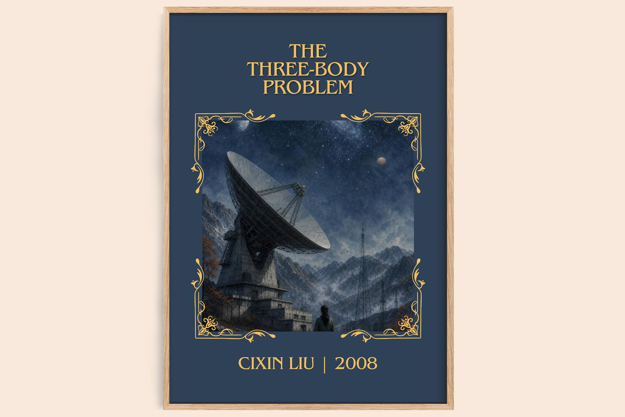 The Three-Body Problem Classic Book Art Print by Cixin Liu