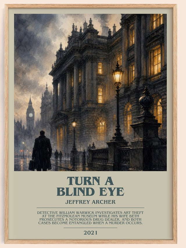 Turn A Blind Eye Bookish Wall Art by Jeffrey Archer