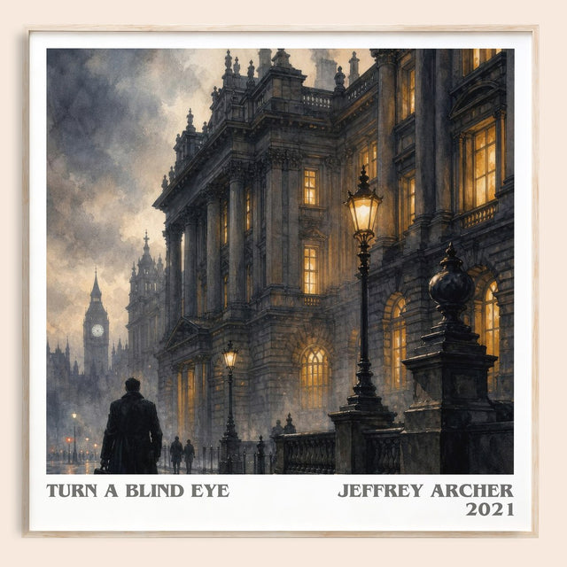 Turn A Blind Eye Literary Art Print by Jeffrey Archer