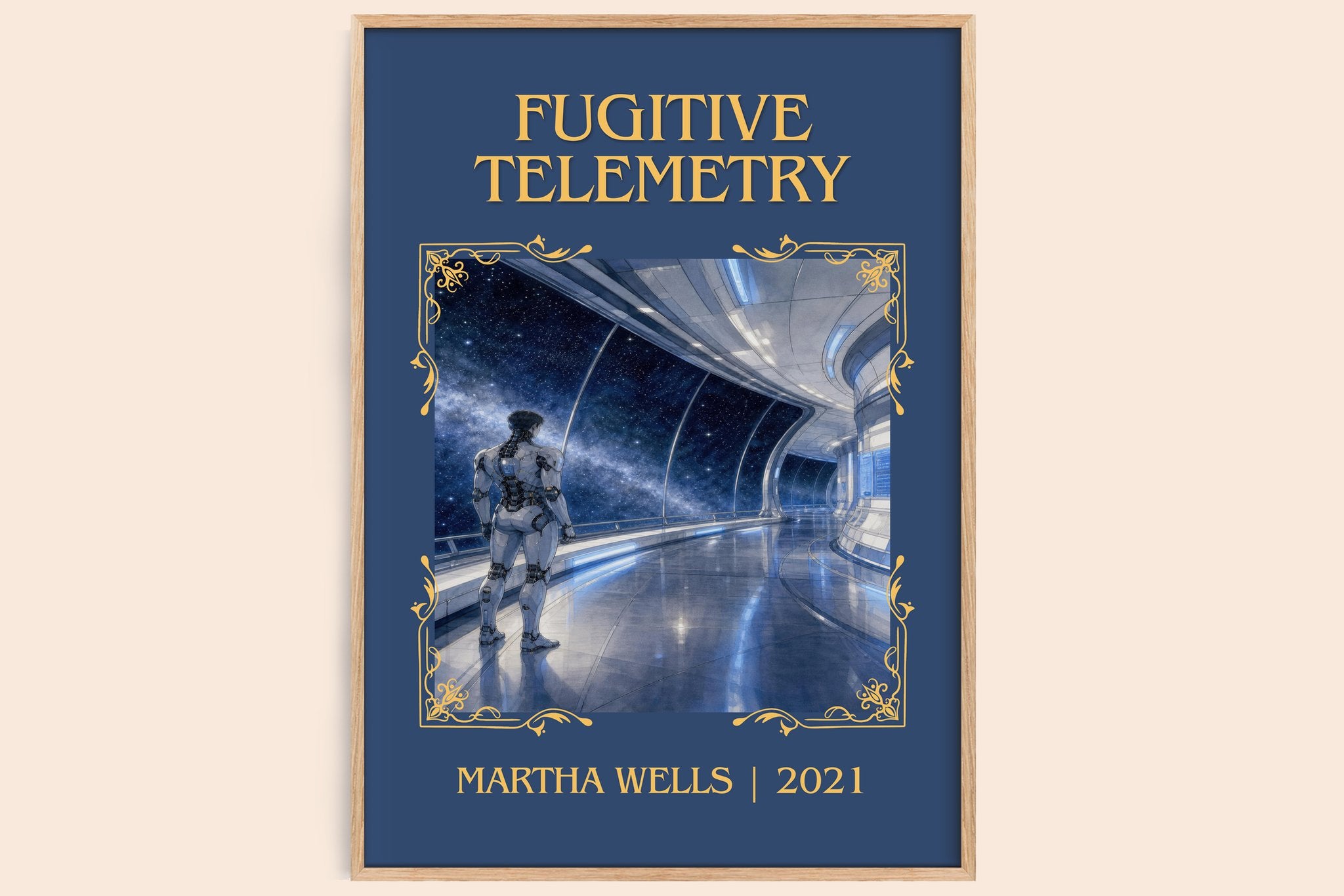 Fugitive Telemetry Classic Book Art Print by Martha Wells