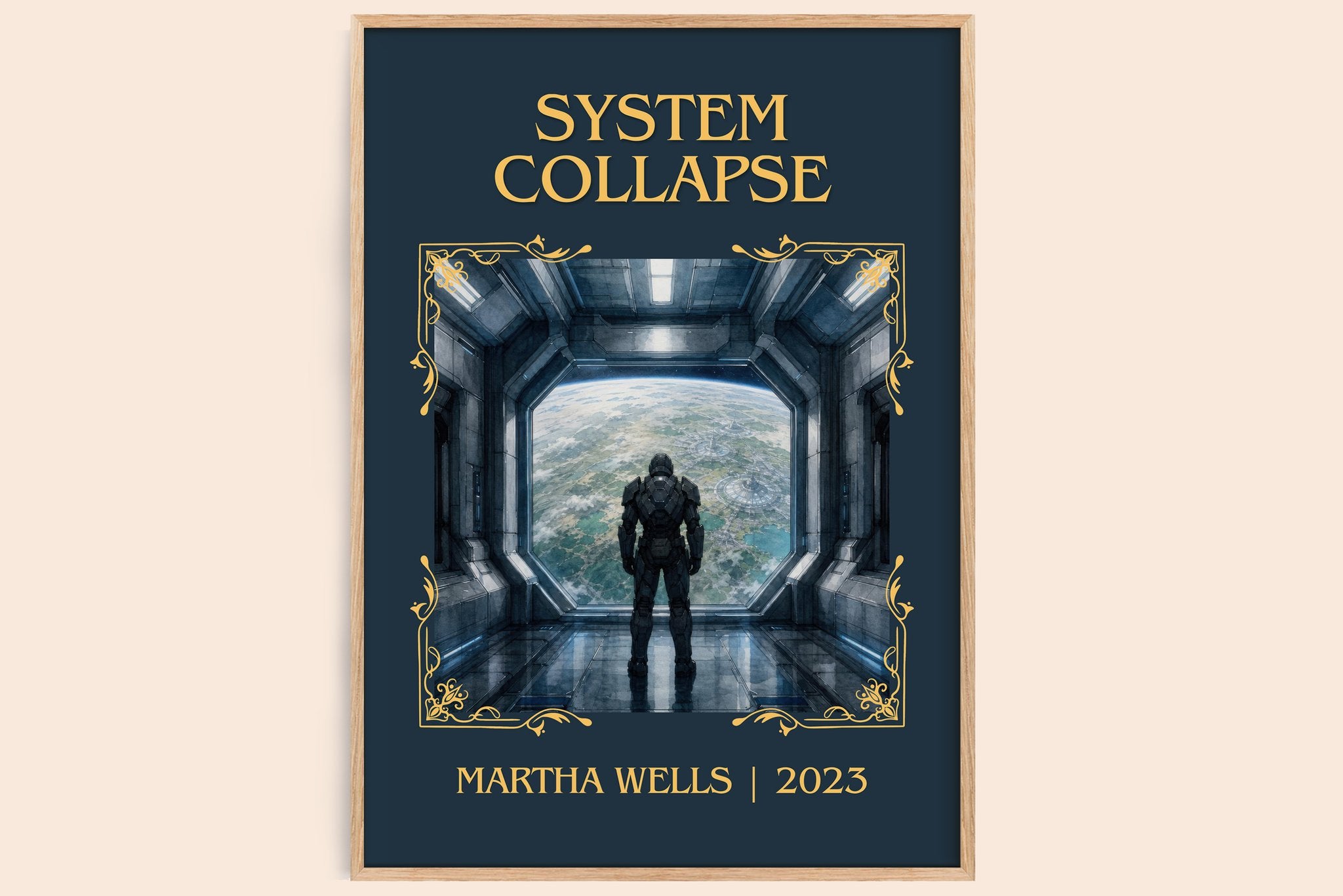System Collapse Classic Book Art Print by Martha Wells