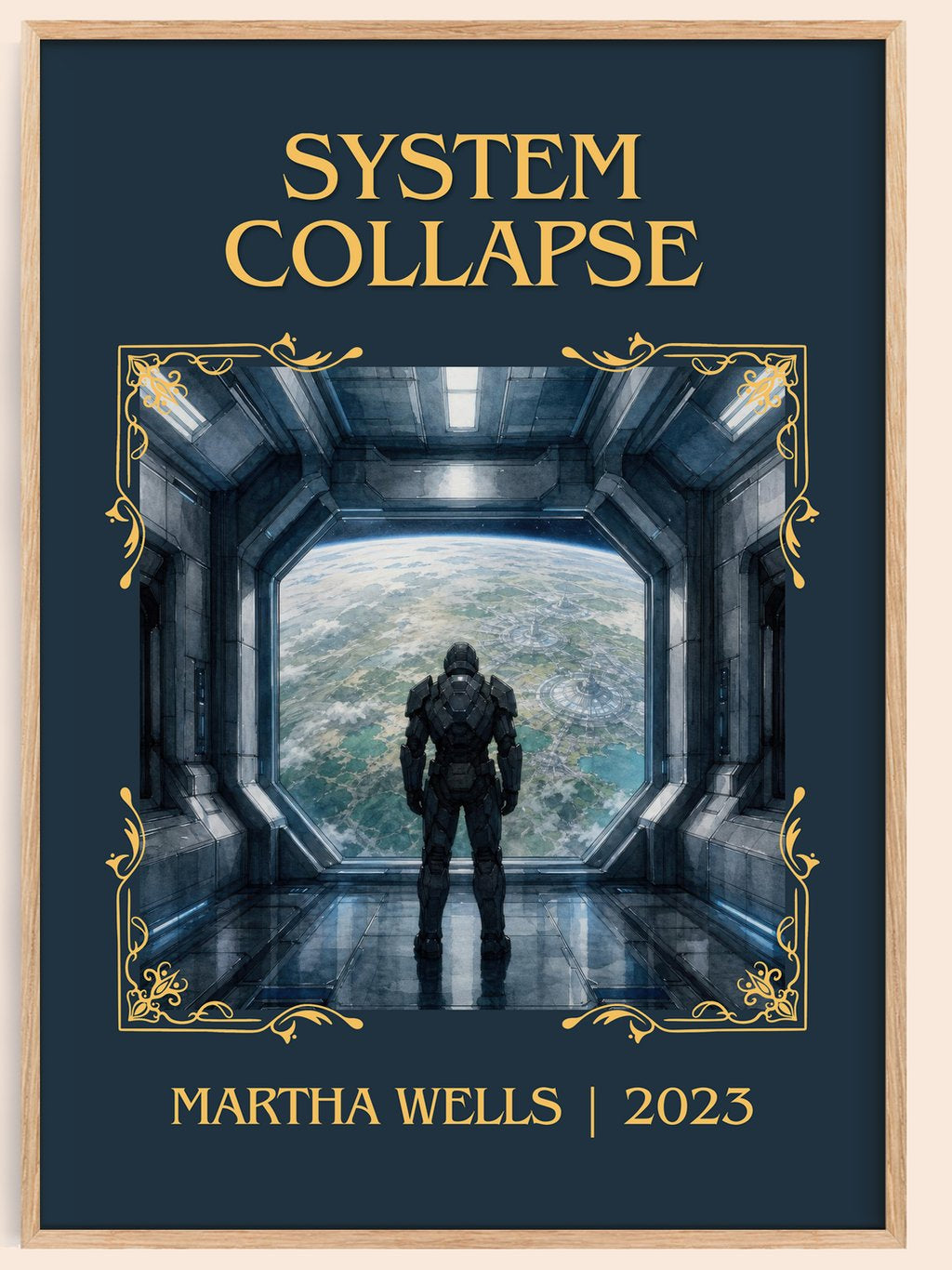 System Collapse Classic Book Art Print by Martha Wells – book poster