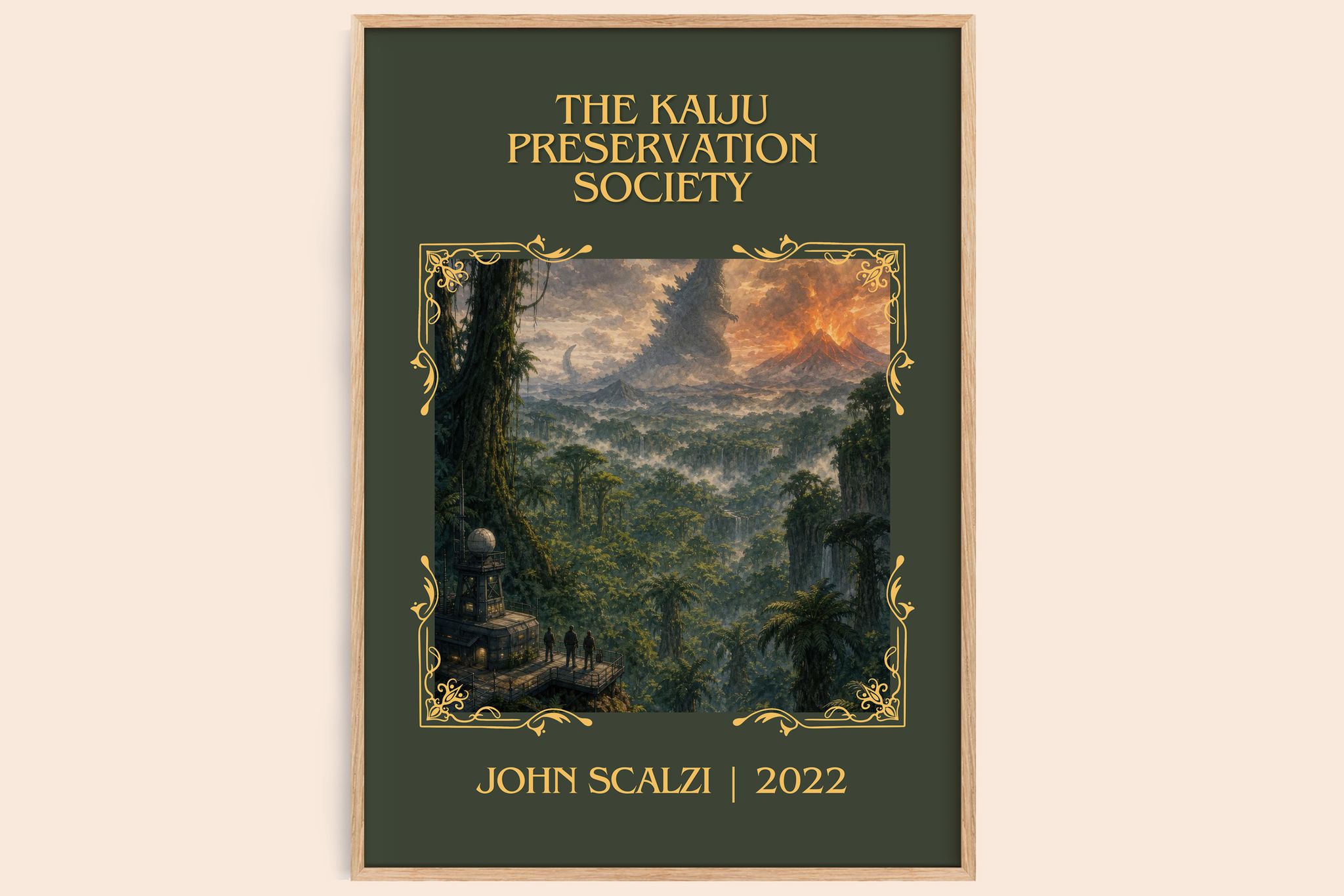 The Kaiju Preservation Society Classic Book Art Print by John Scalzi