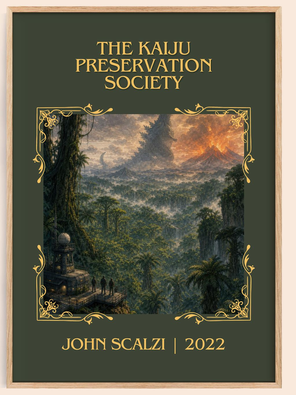 The Kaiju Preservation Society Classic Book Art Print by John Scalzi – book poster