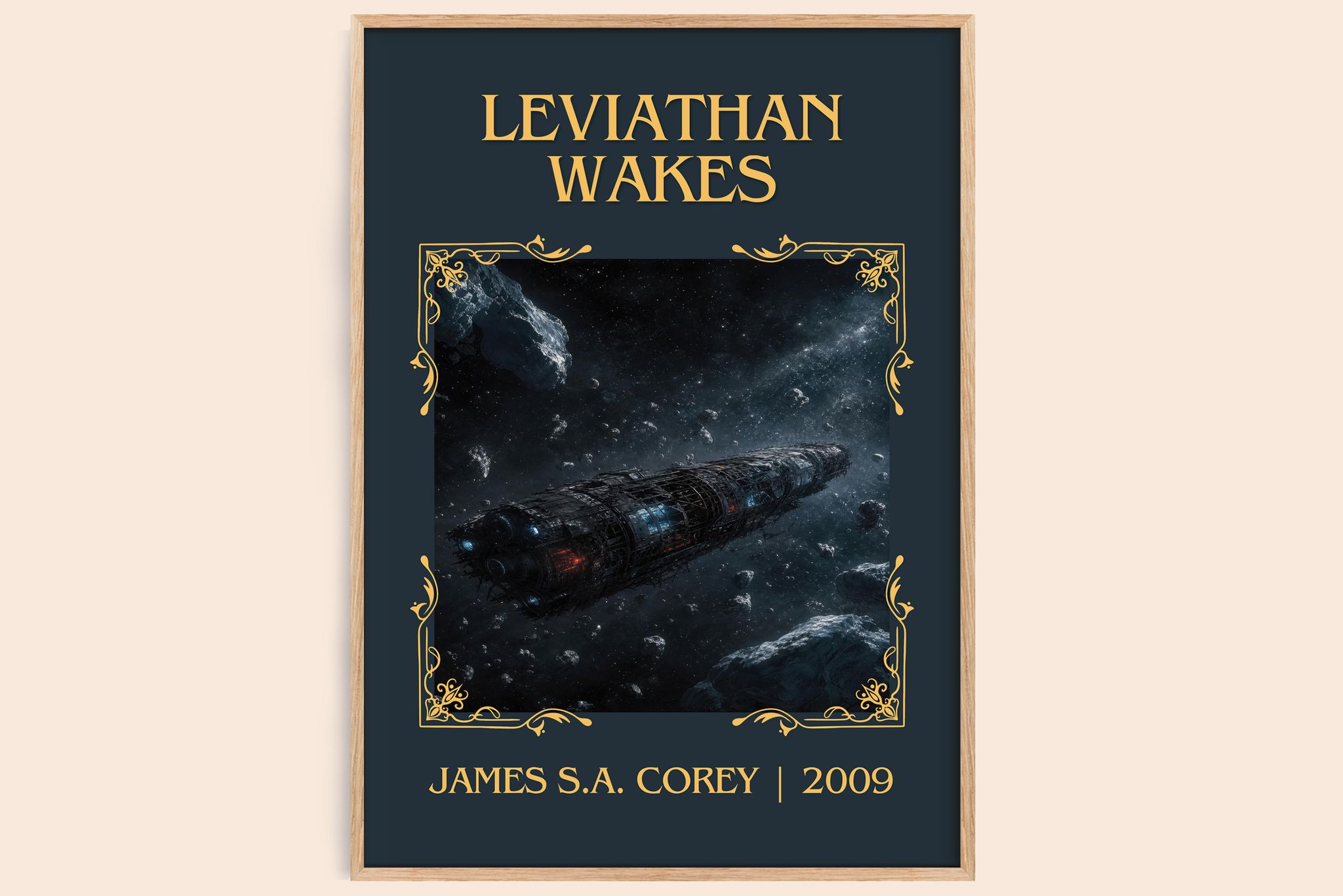 Leviathan Wakes Classic Book Art Print by James S.A. Corey