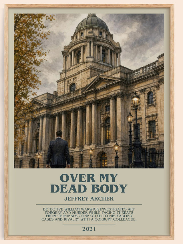 Over My Dead Body Bookish Wall Art by Jeffrey Archer