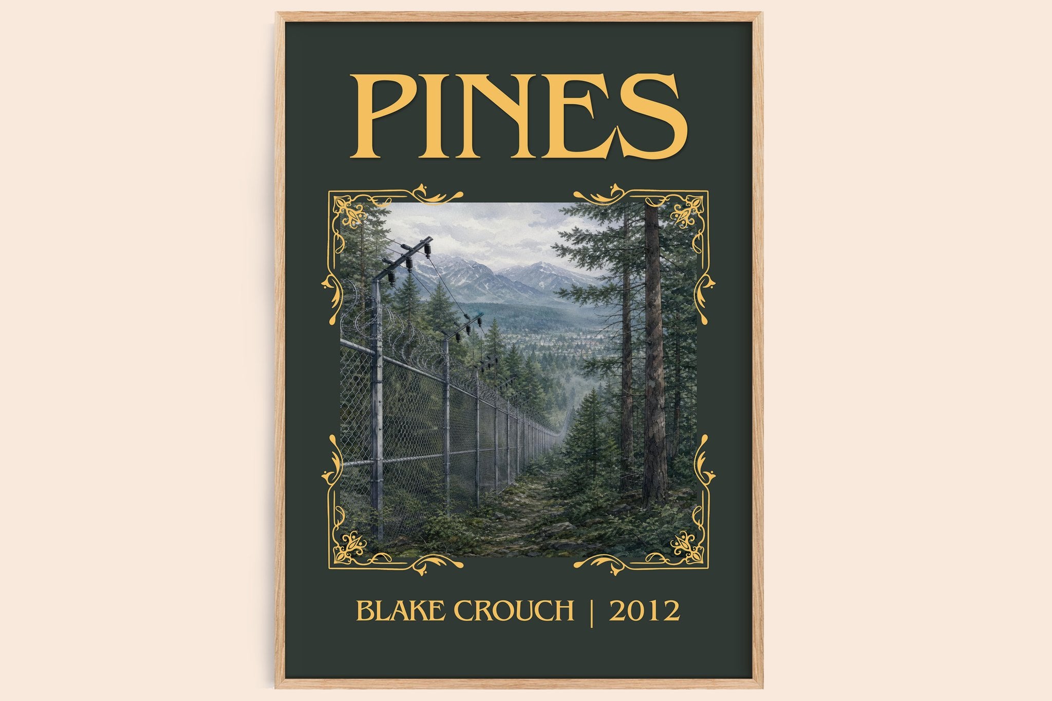 Pines Classic Book Art Print by Blake Crouch