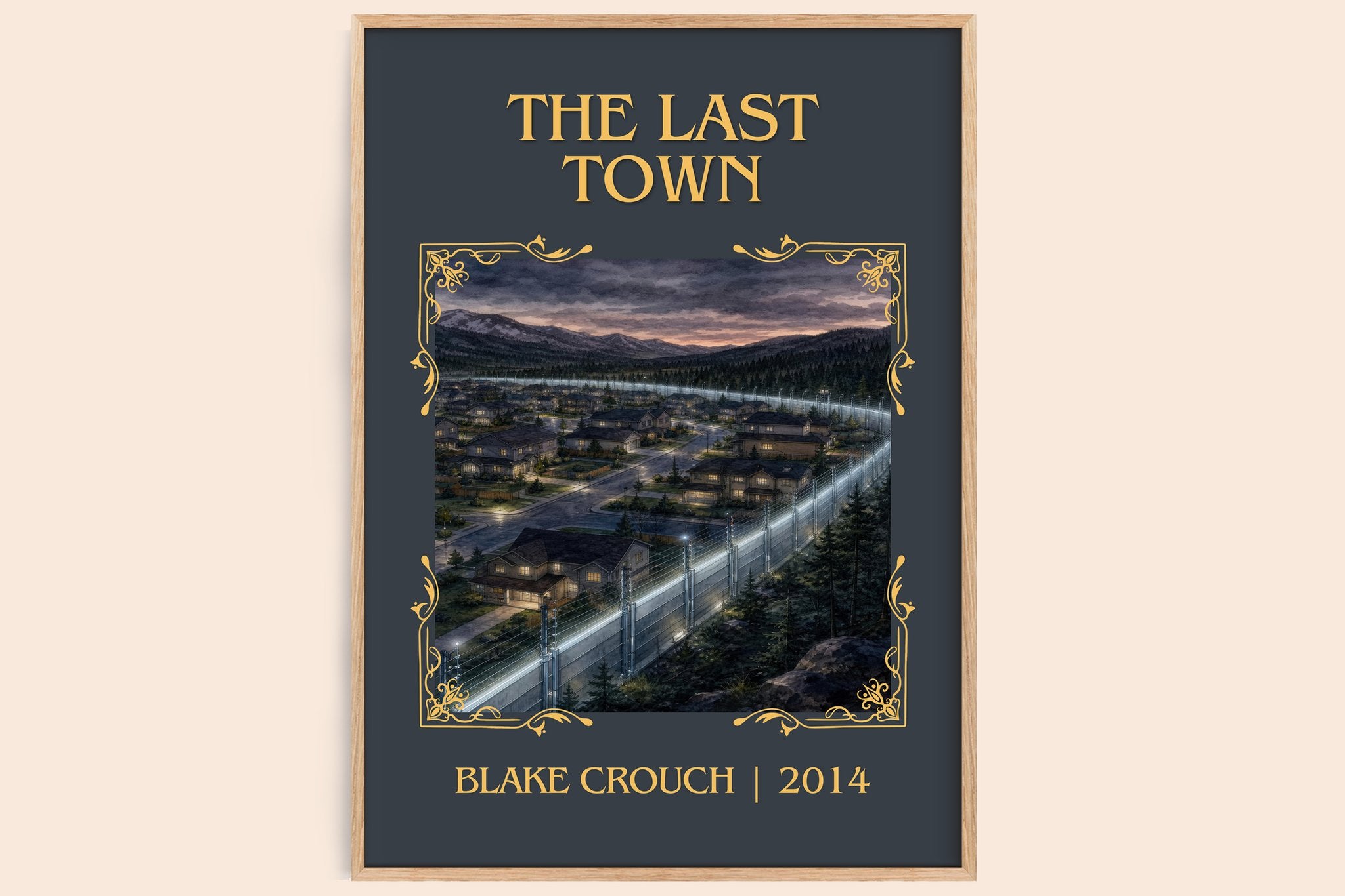 The Last Town Classic Book Art Print by Blake Crouch