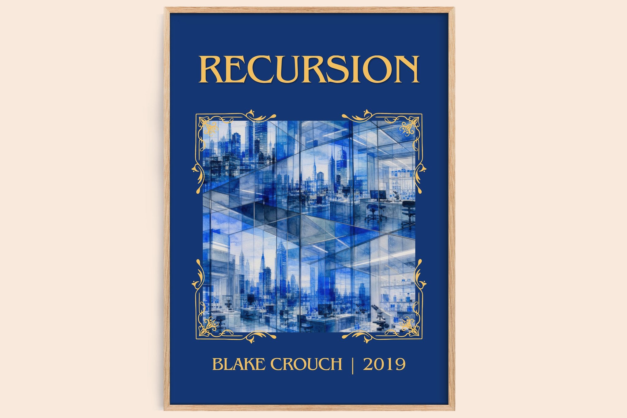 Recursion Classic Book Art Print by Blake Crouch