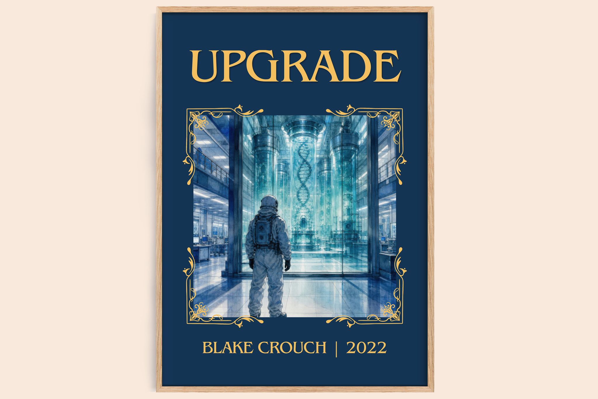 Upgrade Classic Book Art Print by Blake Crouch