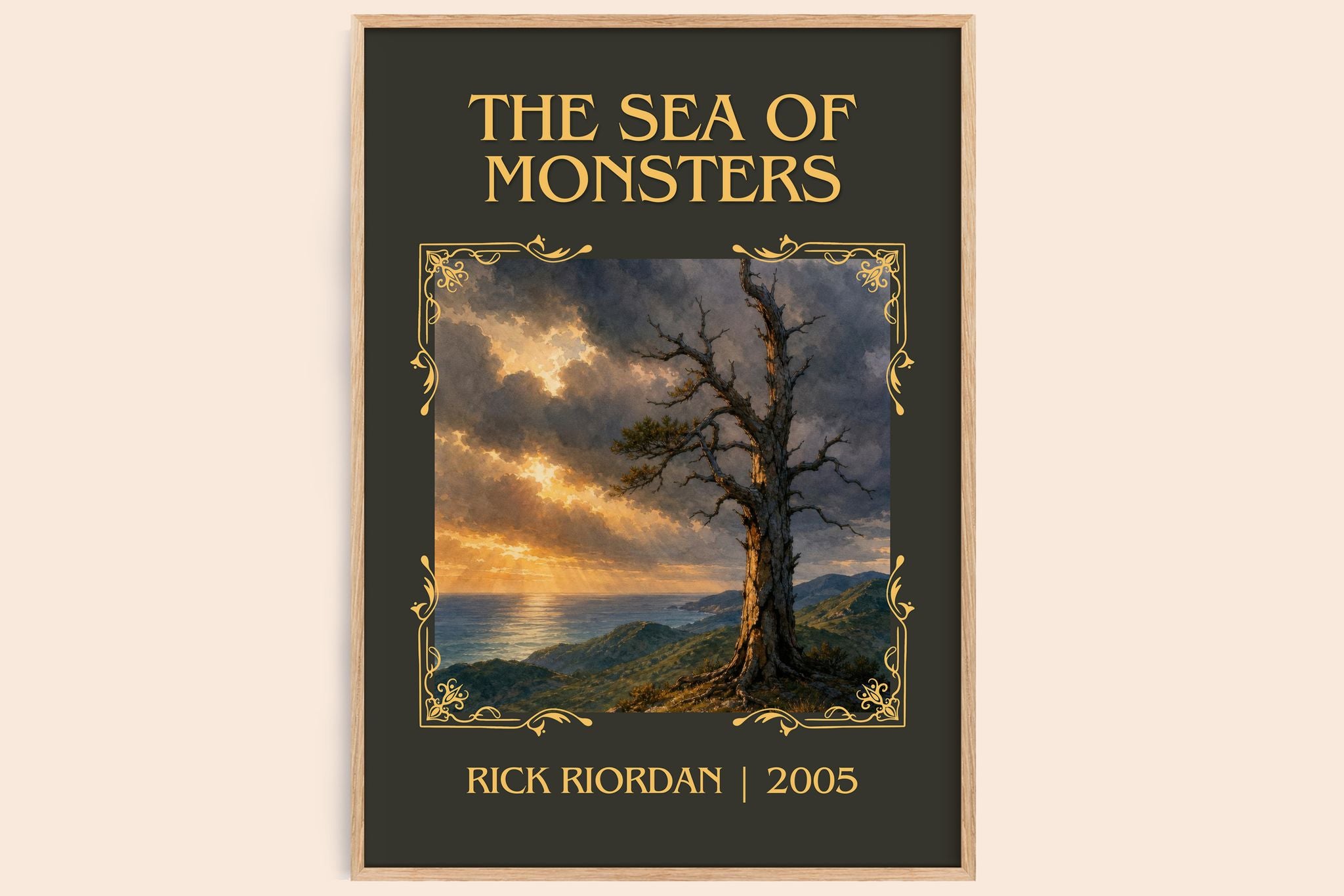 The Sea of Monsters Classic Book Art Print by Rick Riordan