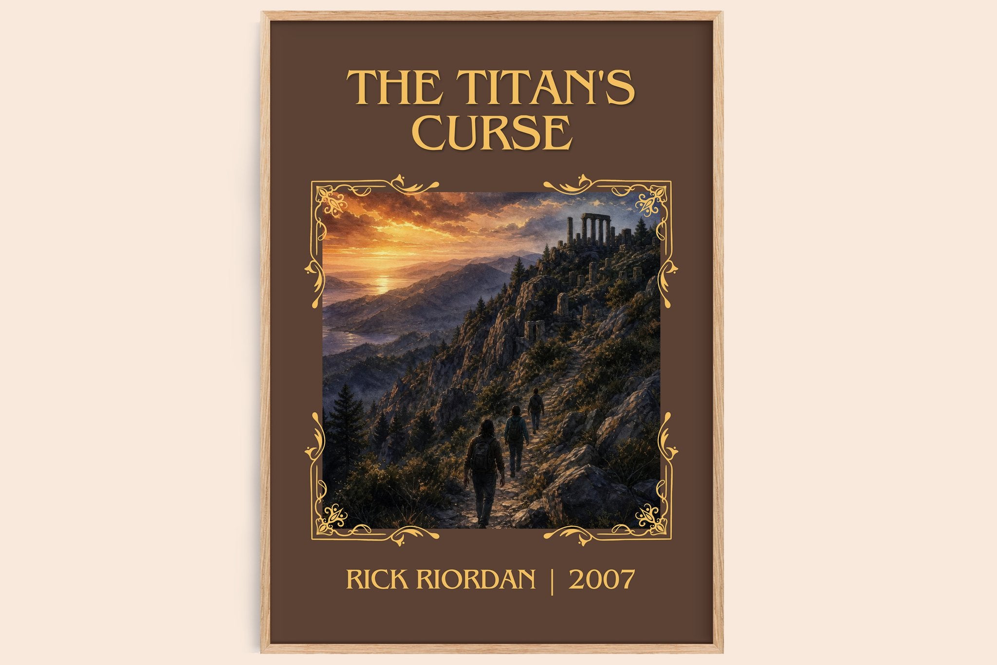 The Titan's Curse Classic Book Art Print by Rick Riordan