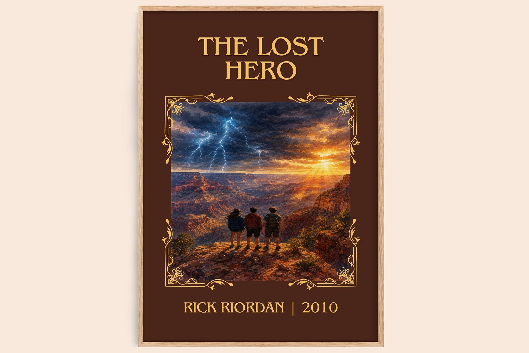 The Lost Hero Classic Book Art Print by Rick Riordan