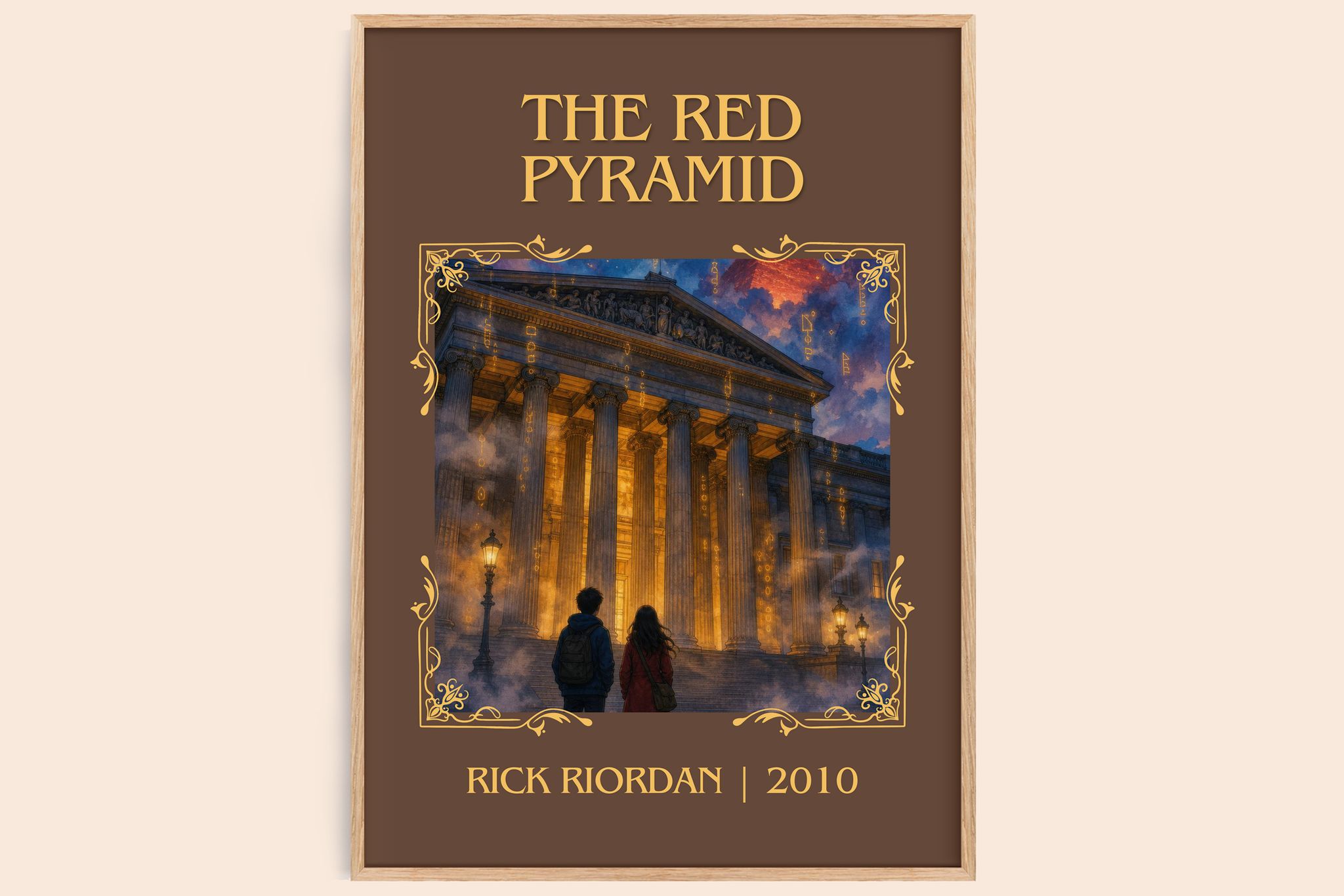 The Red Pyramid Classic Book Art Print by Rick Riordan