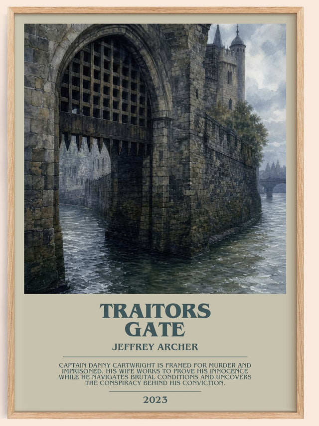Traitors Gate Bookish Wall Art by Jeffrey Archer