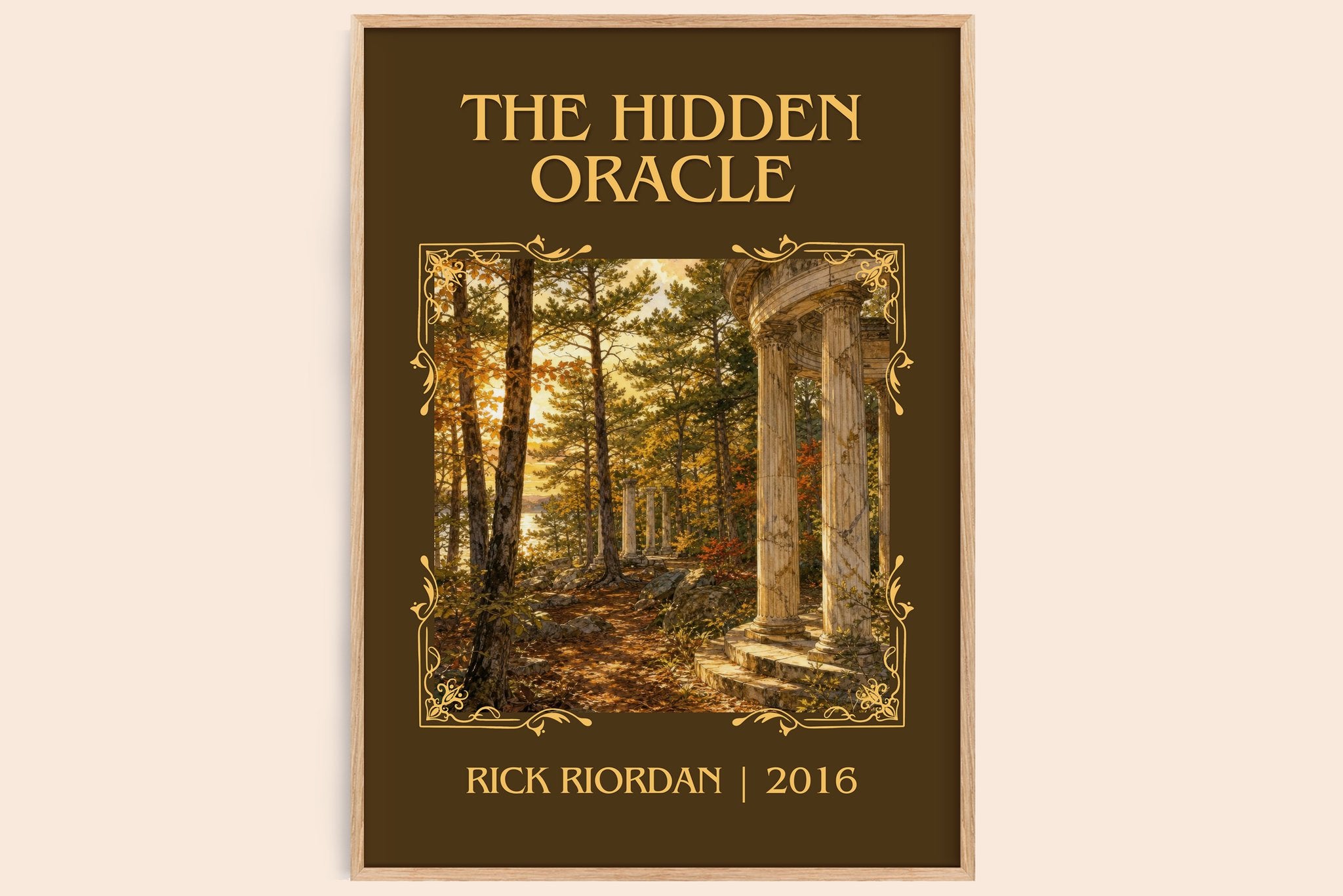The Hidden Oracle Classic Book Art Print by Rick Riordan