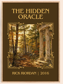 The Hidden Oracle Classic Book Art Print by Rick Riordan – book poster