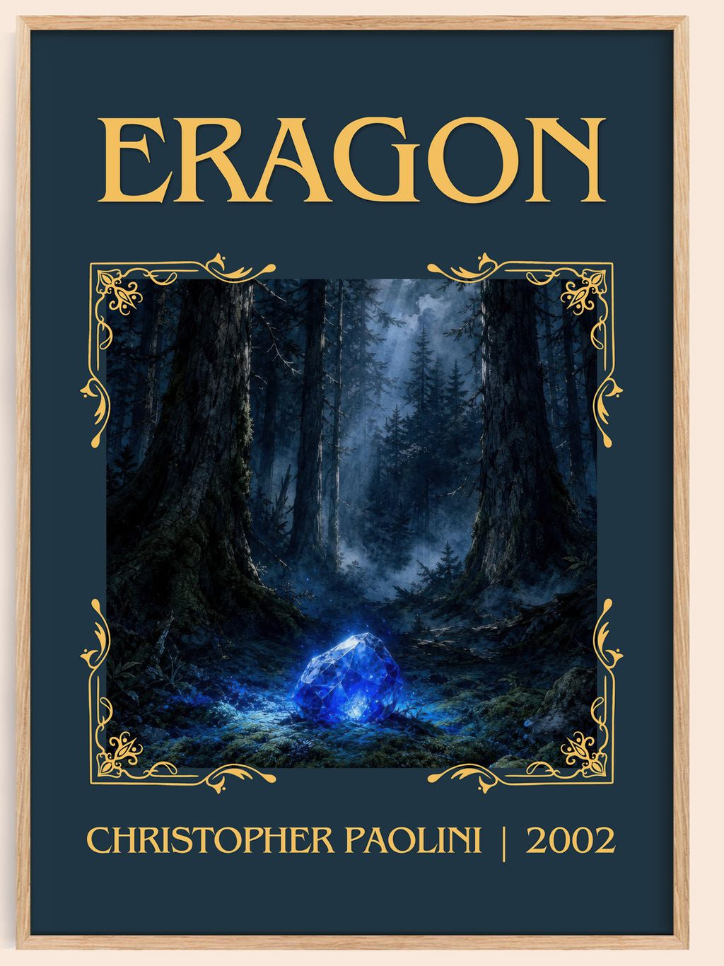 Eragon Classic Book Art Print by Christopher Paolini – book poster