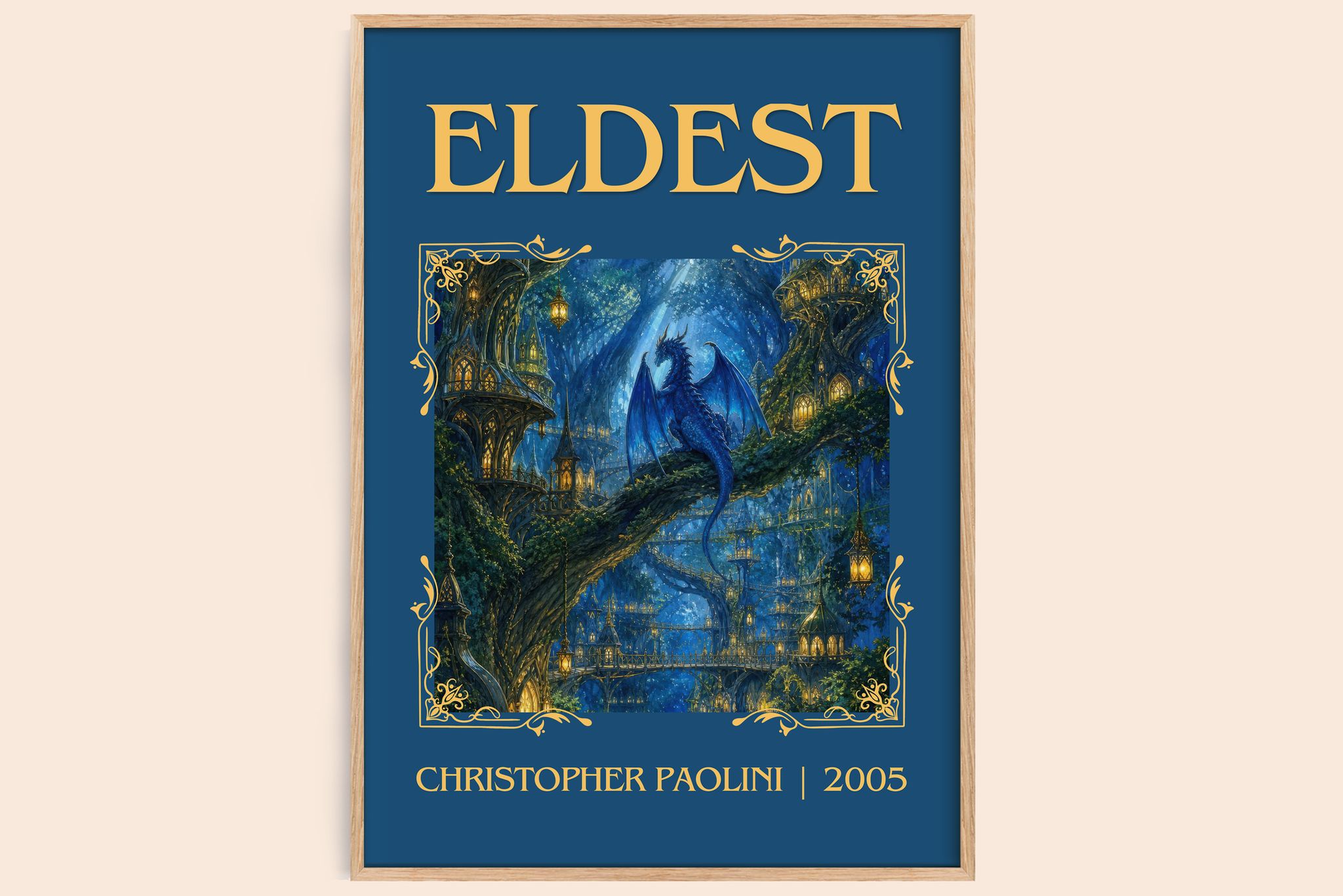 Eldest Classic Book Art Print by Christopher Paolini