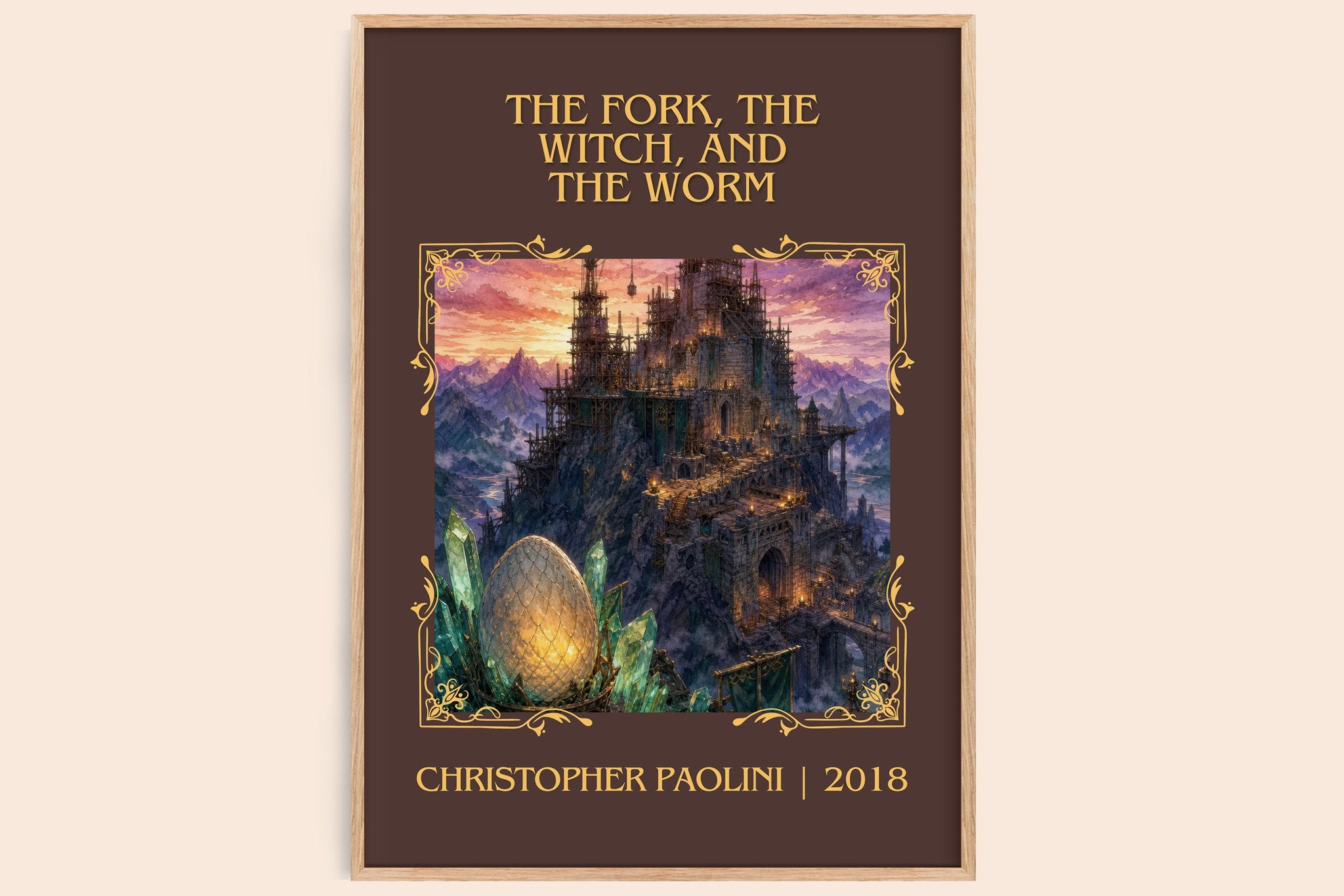 Fork, the Witch, and the Worm Classic Book Art Print by C. Paolini