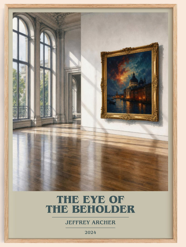 The Eye Of The Beholder Book Cover Poster by Jeffrey Archer
