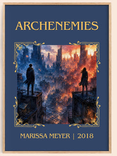Archenemies Classic Book Art Print by Marissa Meyer – book poster