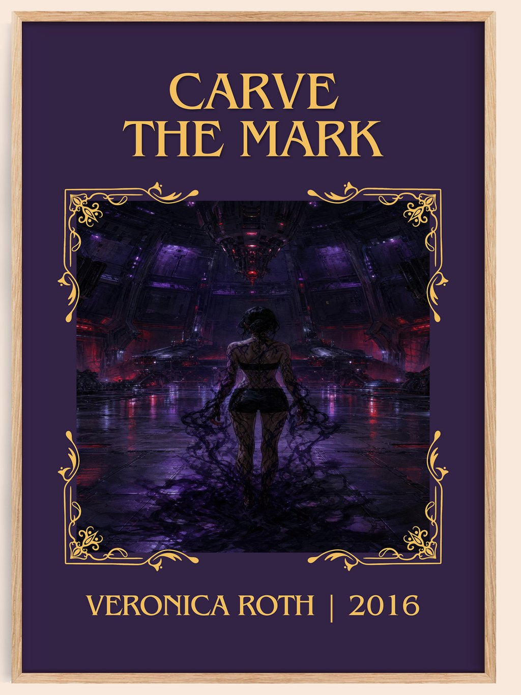 Carve the Mark Classic Book Art Print by Veronica Roth – book poster