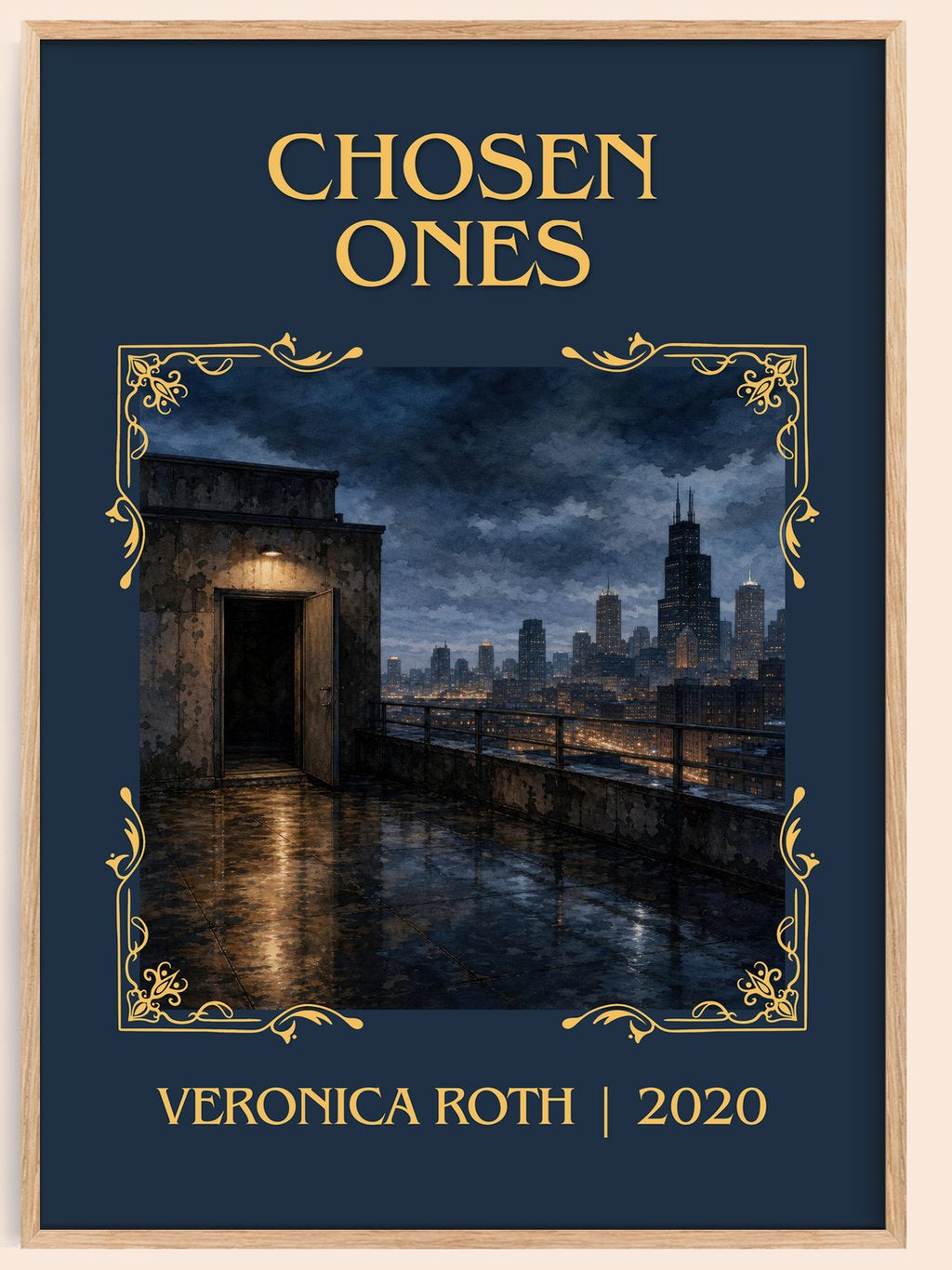Chosen Ones Classic Book Art Print by Veronica Roth – book poster