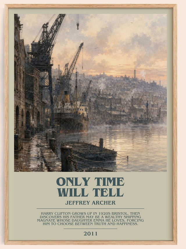 Only Time Will Tell Bookish Wall Art by Jeffrey Archer