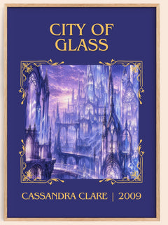 City of Glass Classic Book Art Print by Cassandra Clare – book poster