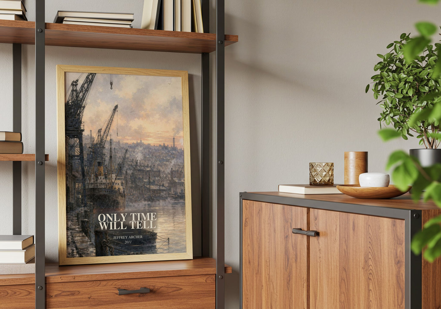 Only Time Will Tell book watercolour illustration paper finish options – matte satin gloss