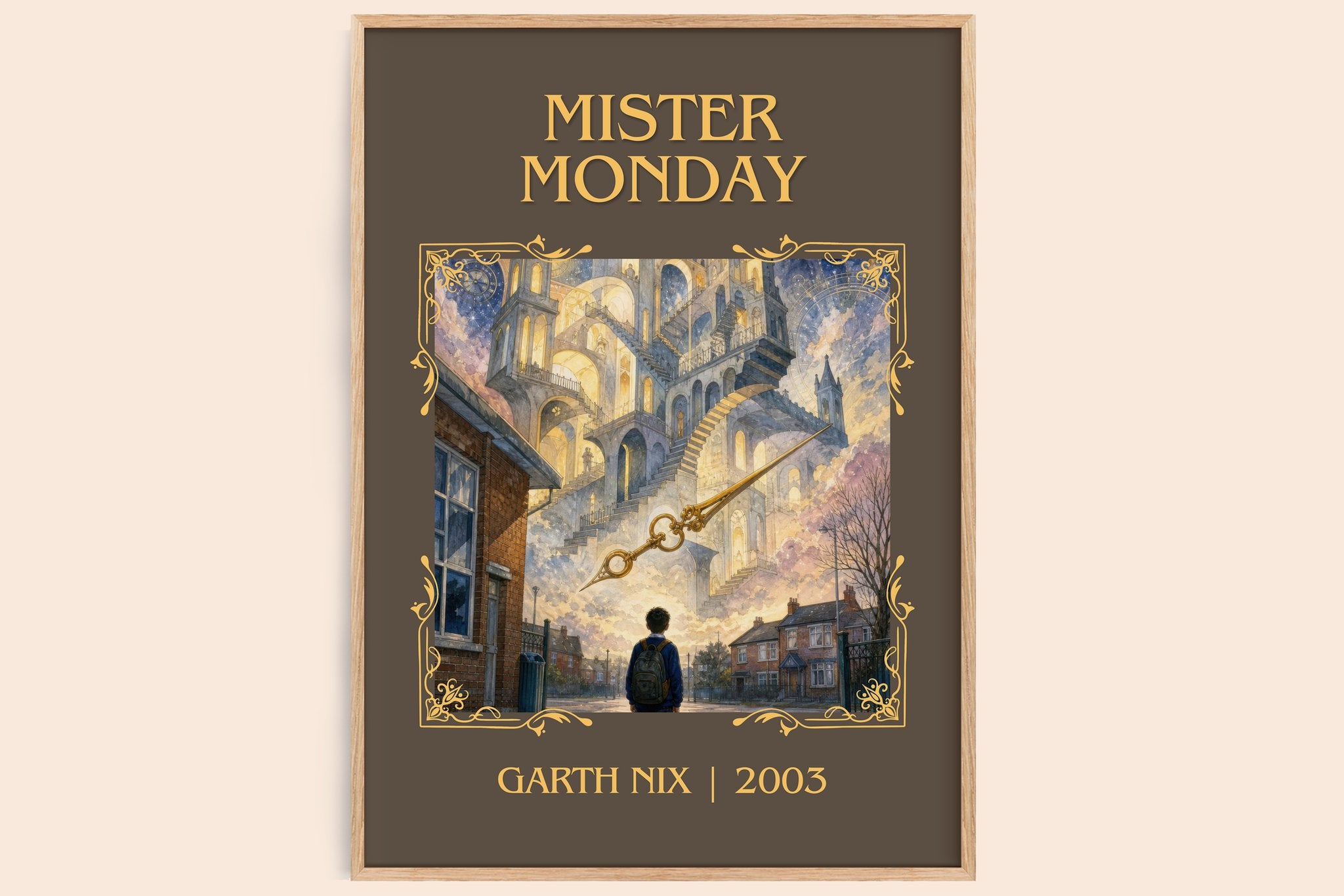 Mister Monday Classic Book Art Print by Garth Nix