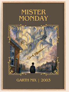 Mister Monday Classic Book Art Print by Garth Nix – book poster