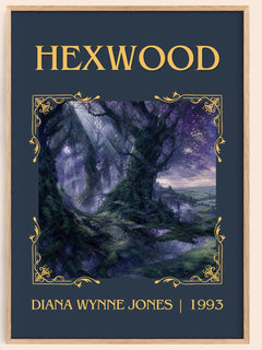 Hexwood Classic Book Art Print by Diana Wynne Jones – book poster