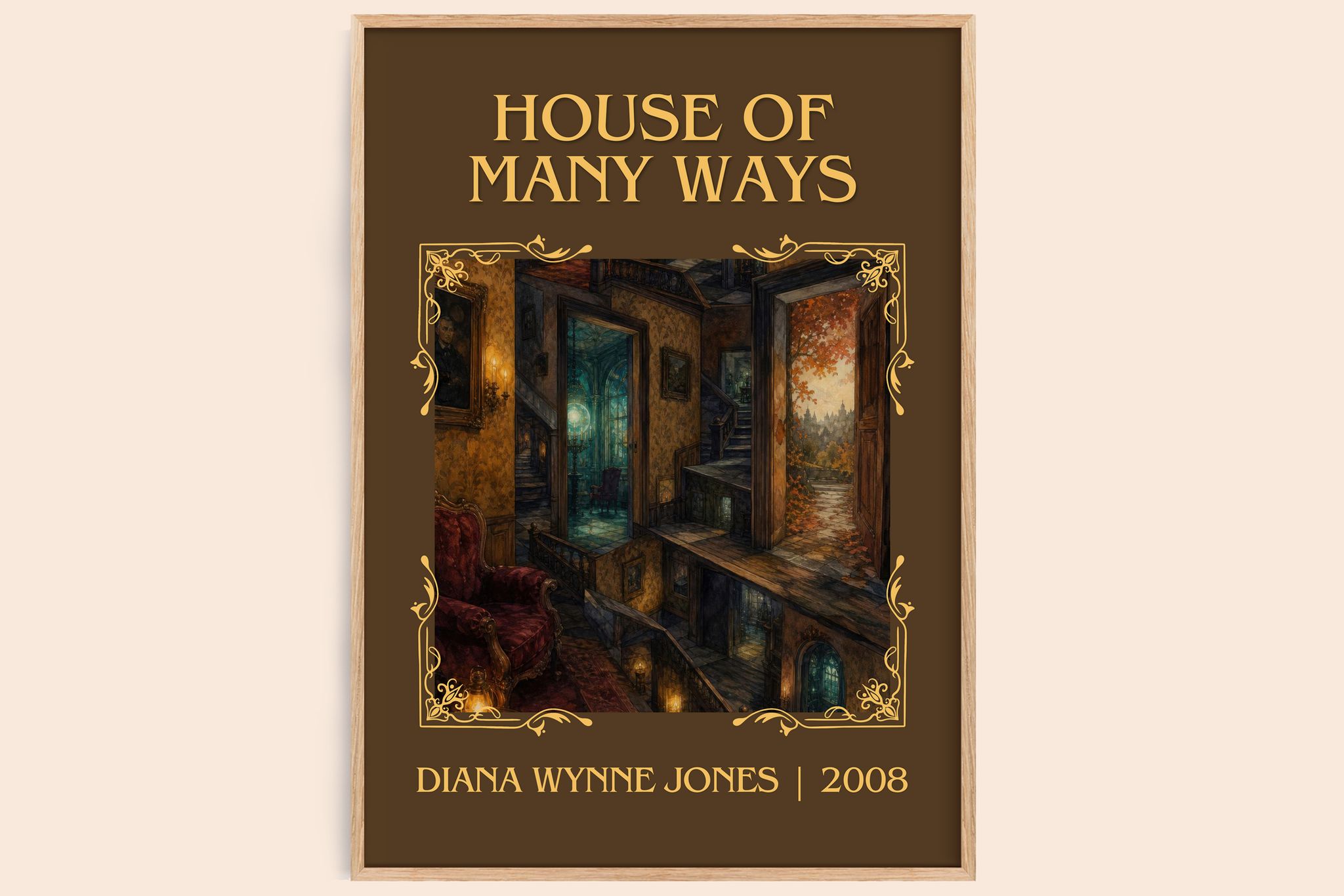 House of Many Ways Classic Book Art Print by Diana Wynne Jones