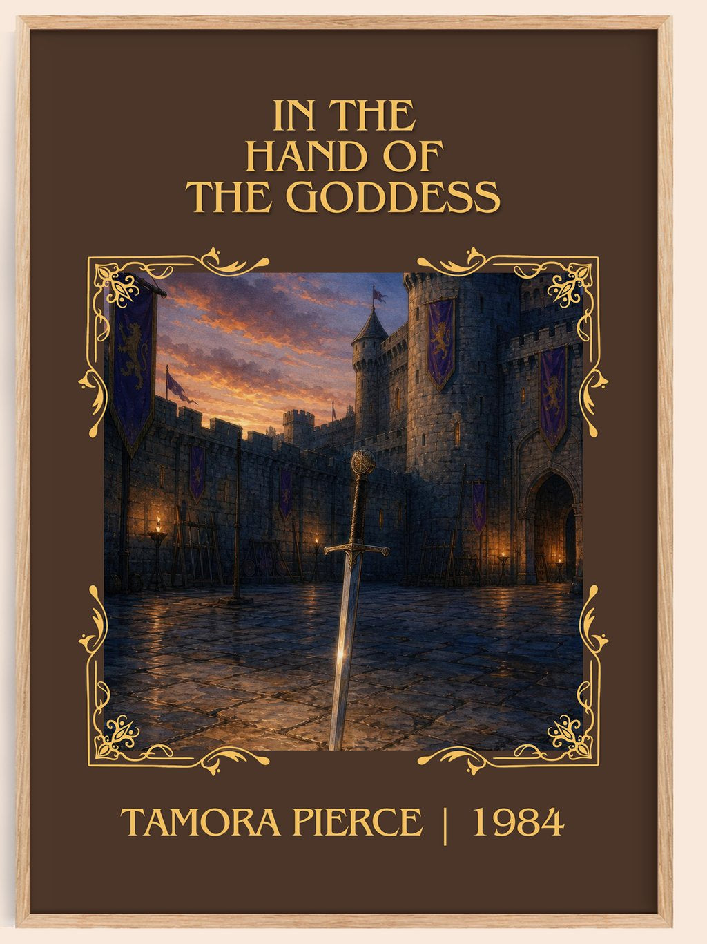 In the Hand of the Goddess Classic Book Art Print by Tamora Pierce – book poster