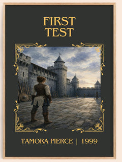First Test Classic Book Art Print by Tamora Pierce – book poster