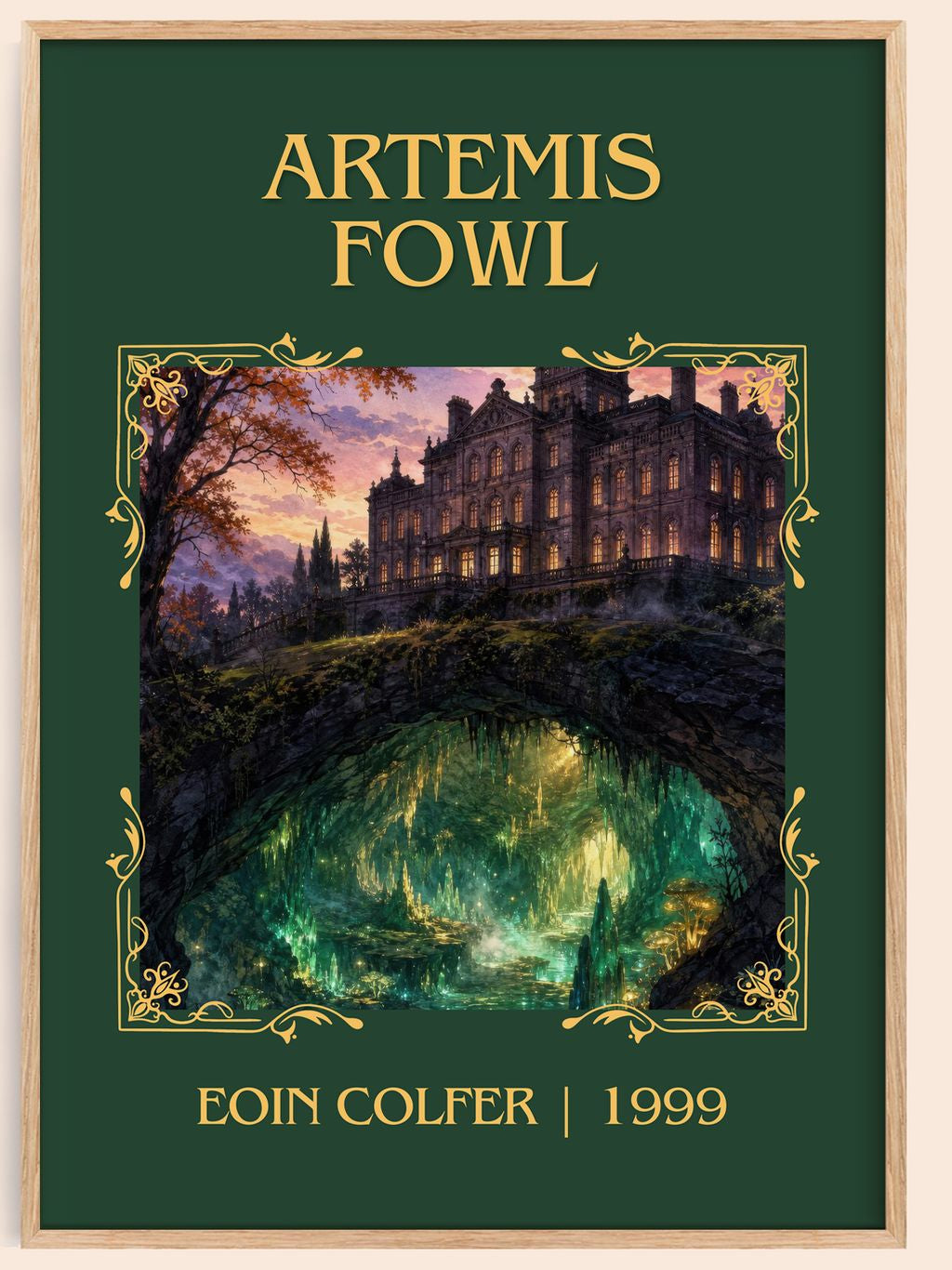 Artemis Fowl Classic Book Art Print by Eoin Colfer – book poster