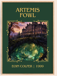 Artemis Fowl Classic Book Art Print by Eoin Colfer – book poster