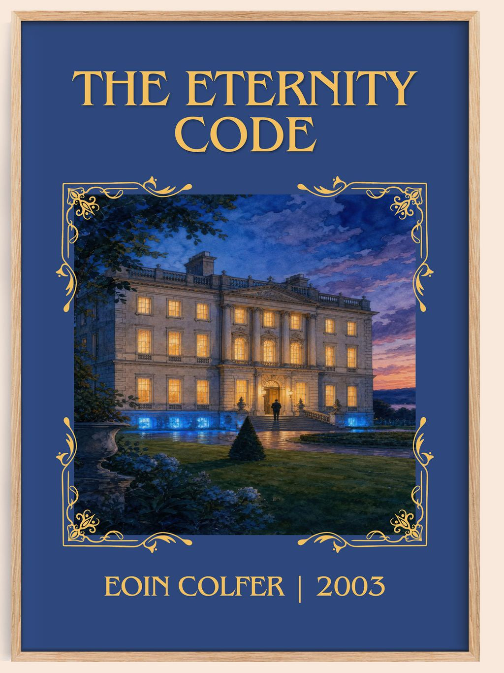 The Eternity Code Classic Book Art Print by Eoin Colfer – book poster