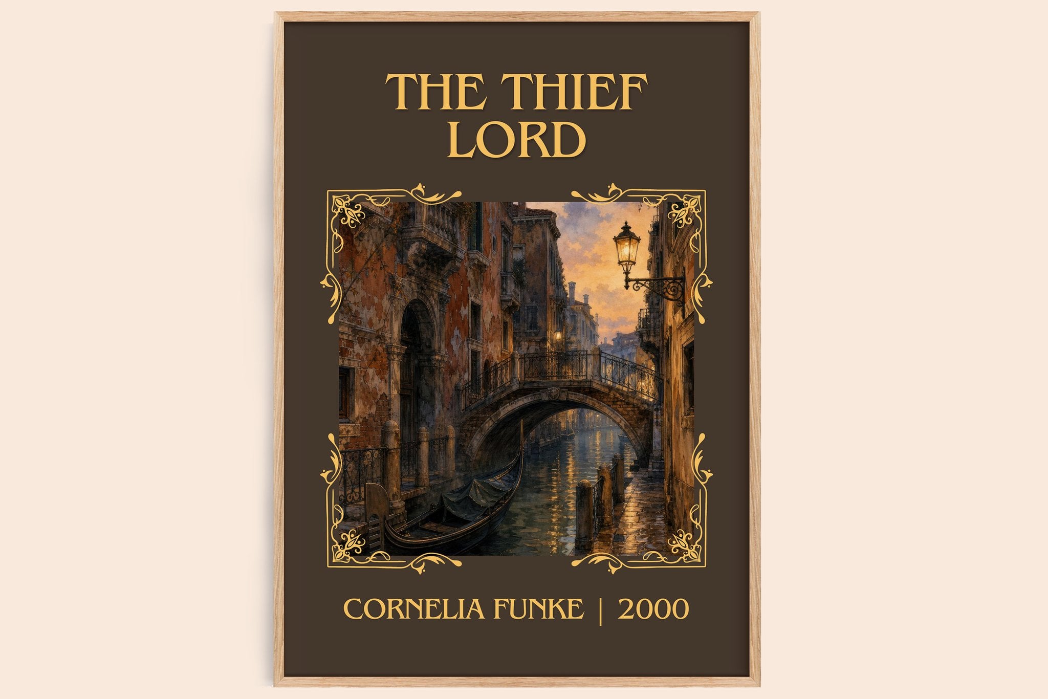 The Thief Lord Classic Book Art Print by Cornelia Funke