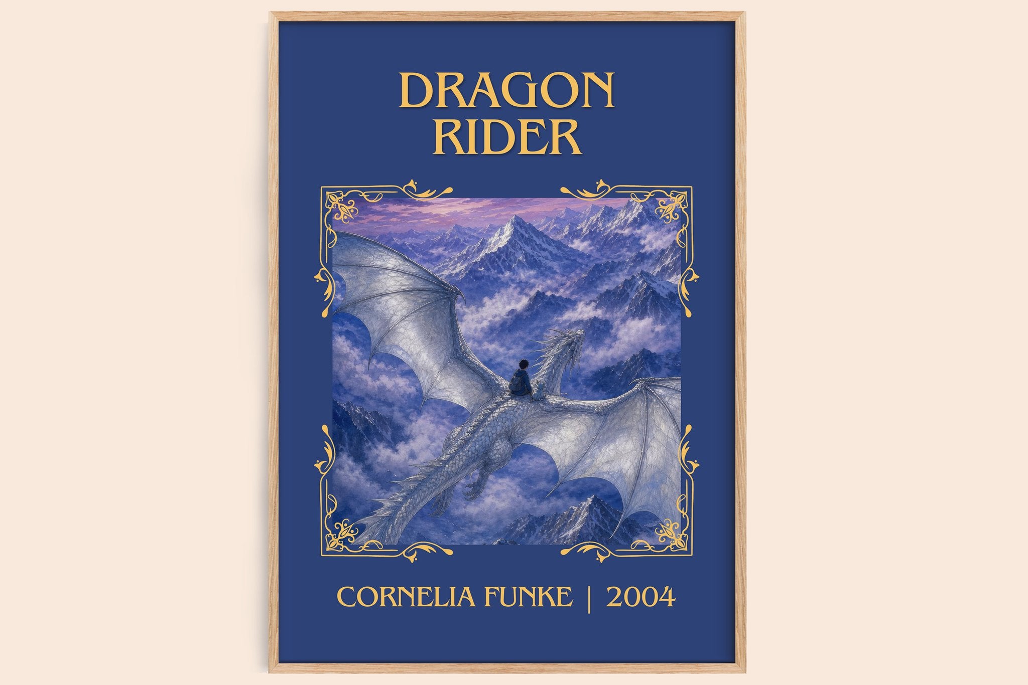 Dragon Rider Classic Book Art Print by Cornelia Funke