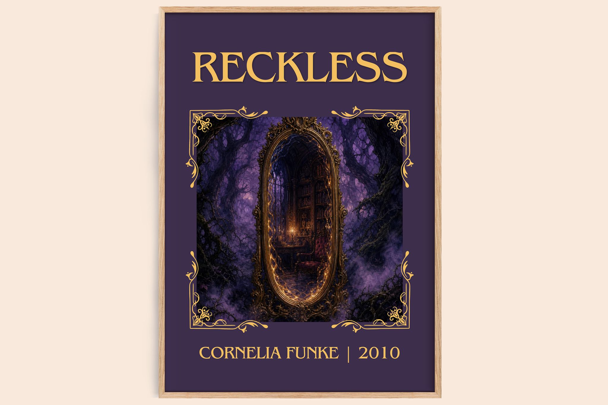 Reckless Classic Book Art Print by Cornelia Funke