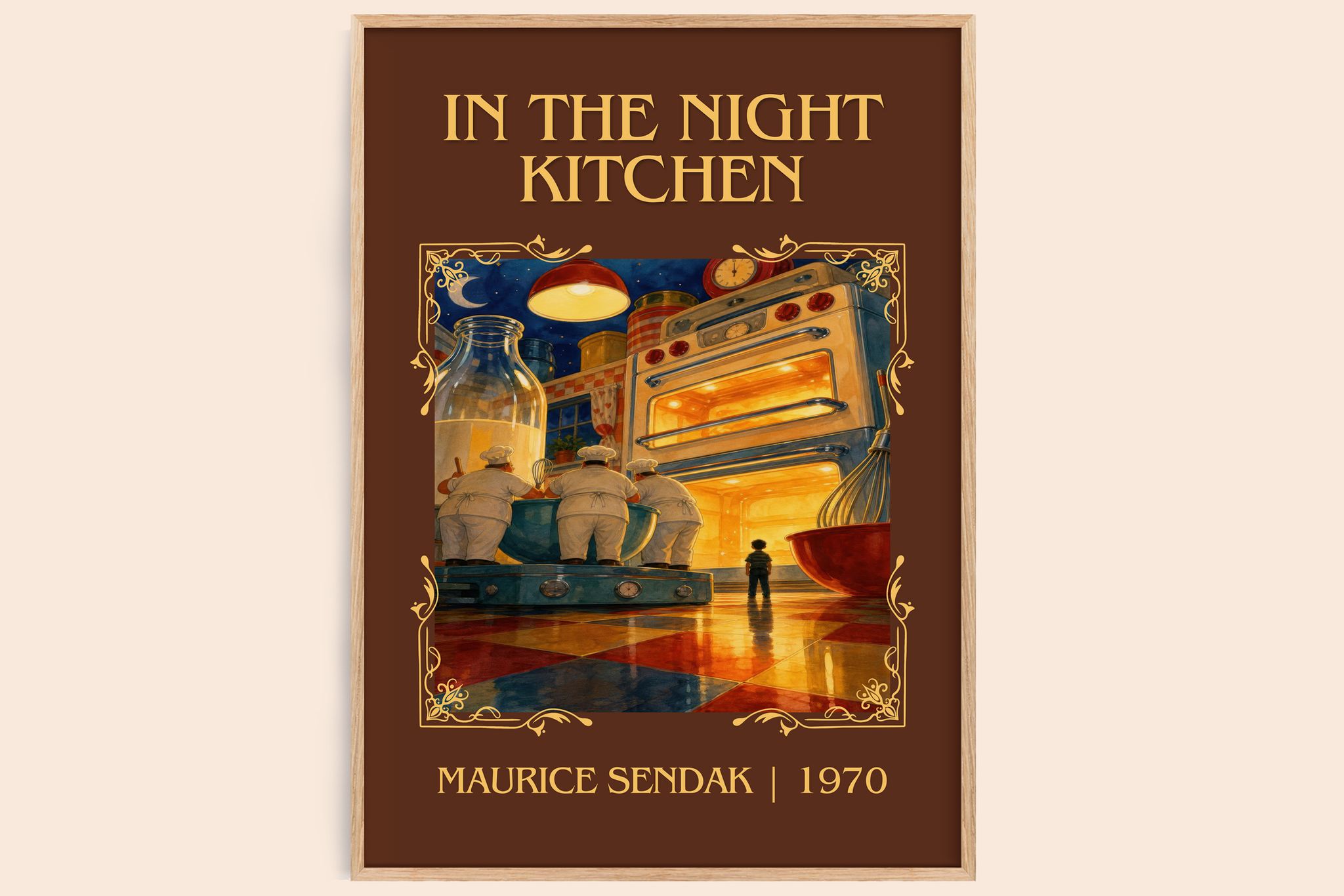 In the Night Kitchen Classic Book Art Print by Maurice Sendak