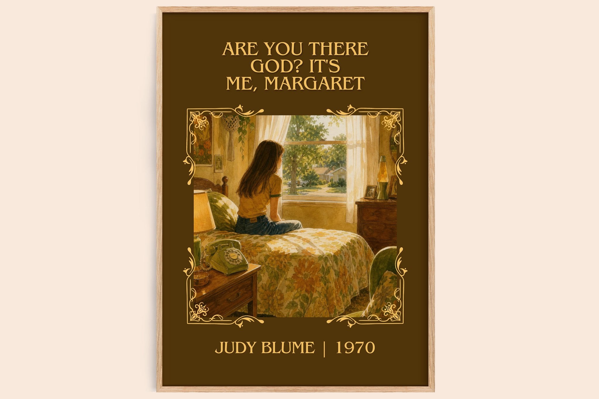 Are You There God? It's Me, Margaret Classic Book Art Print by Judy Blume