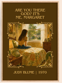 Are You There God? It's Me, Margaret Classic Book Art Print – book poster