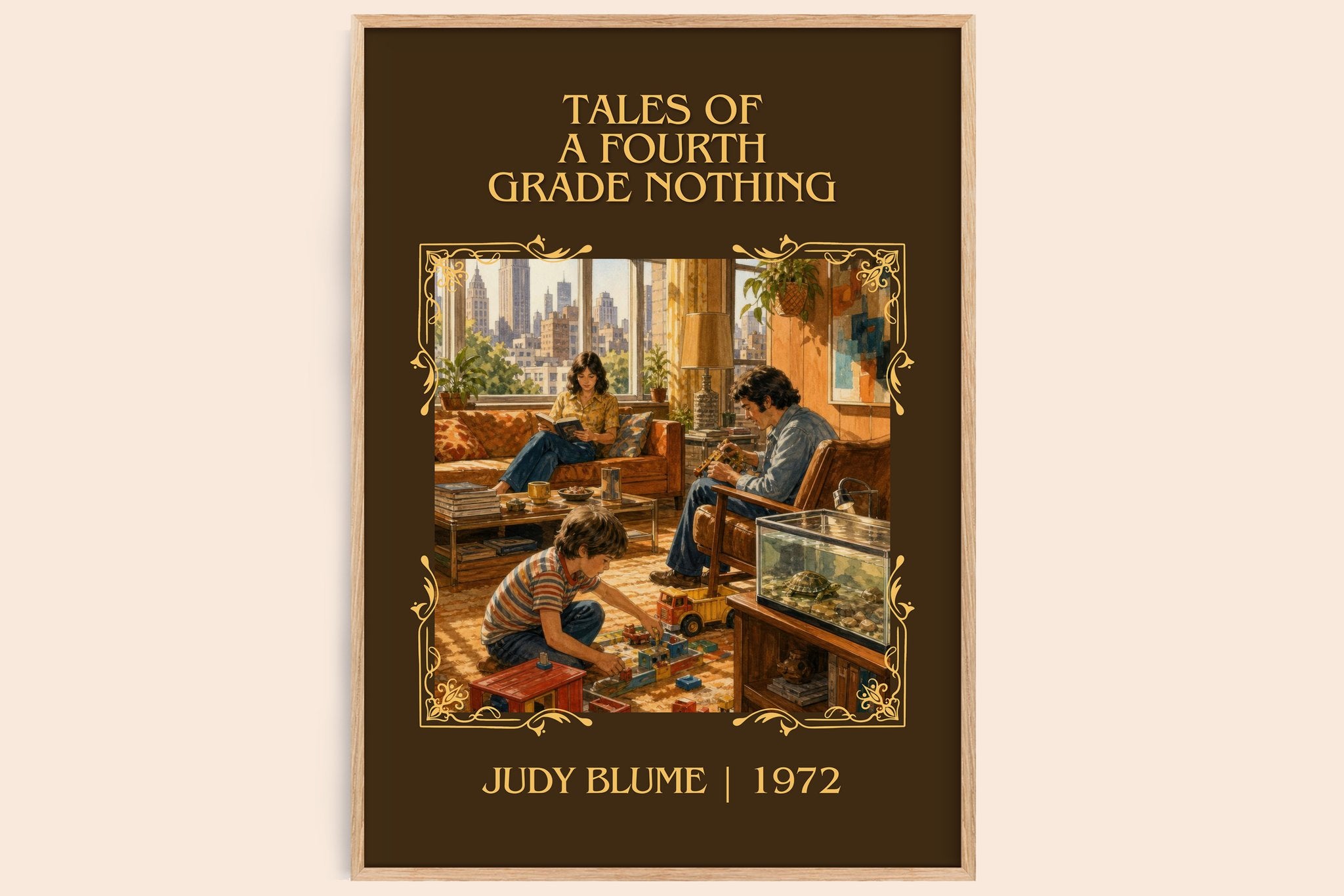 Tales of a Fourth Grade Nothing Classic Book Art Print by Judy Blume