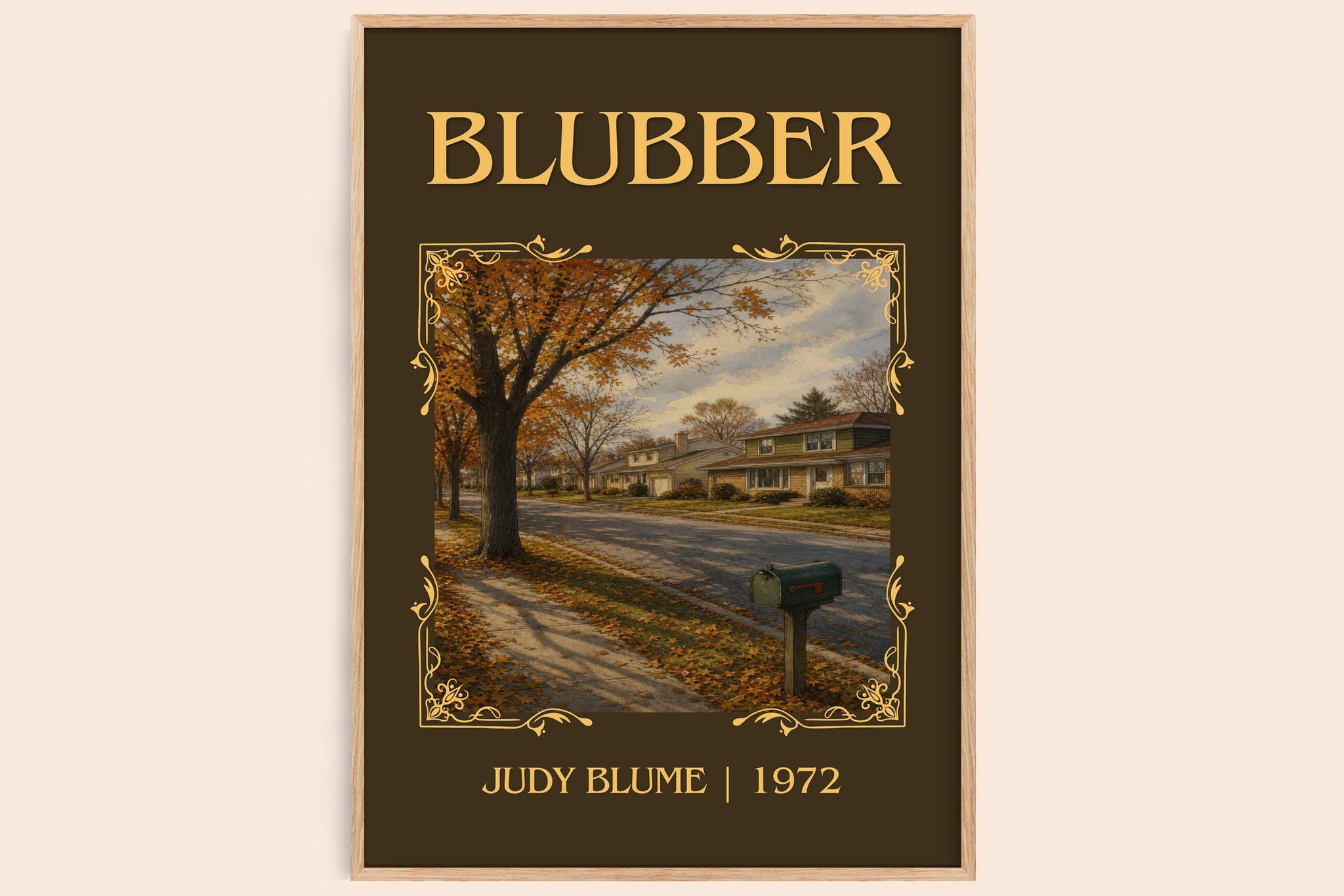 Blubber Classic Book Art Print by Judy Blume