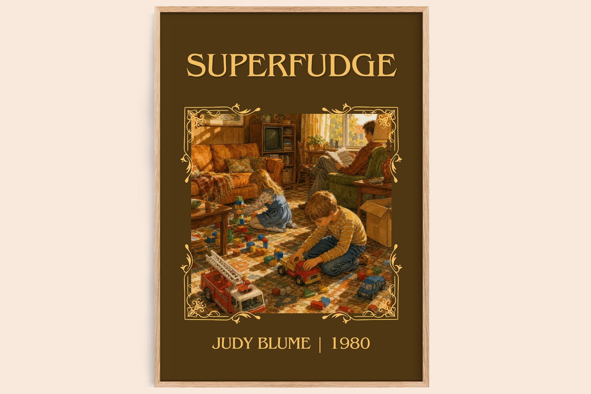 Superfudge Classic Book Art Print by Judy Blume